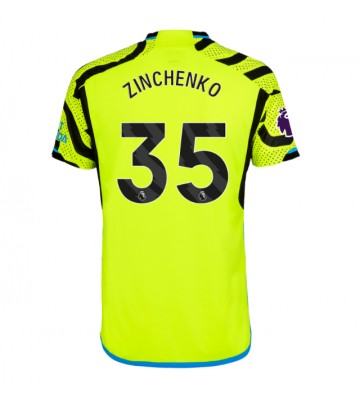 Arsenal Oleksandr Zinchenko #35 Koszulka Wyjazdowych 2023-24 Krótki Rękaw